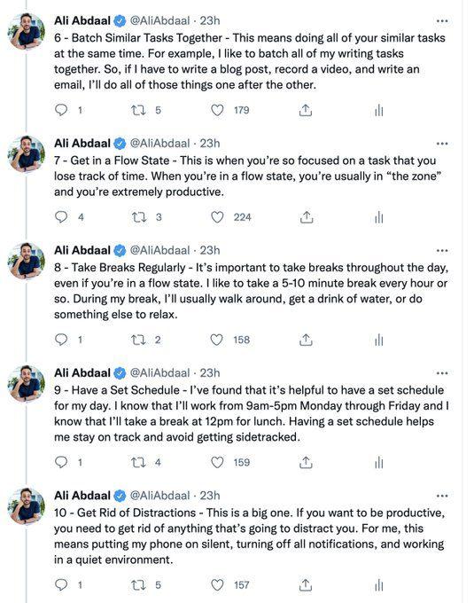Ali Abdaal Productivity