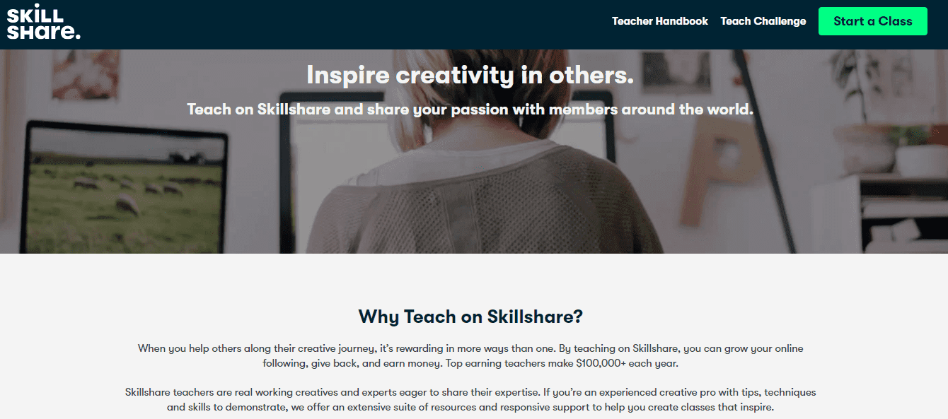 Skillshare Online Teaching Platform