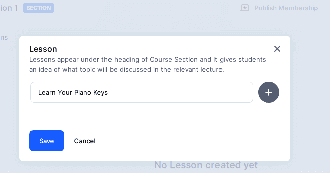 Add Site Membership Lessons