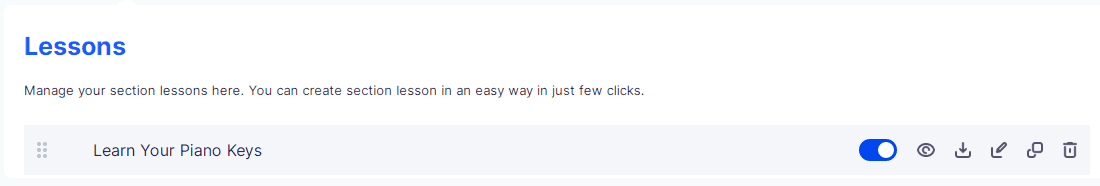 Edit and Update Membership Lessons