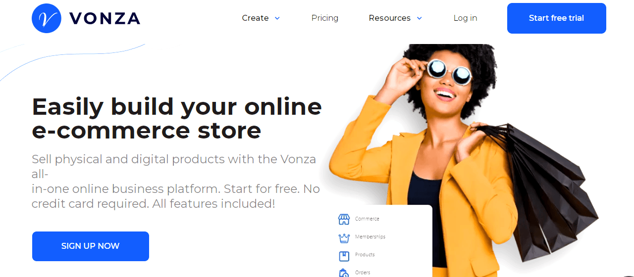 Vonza : Best Shopify Alternative