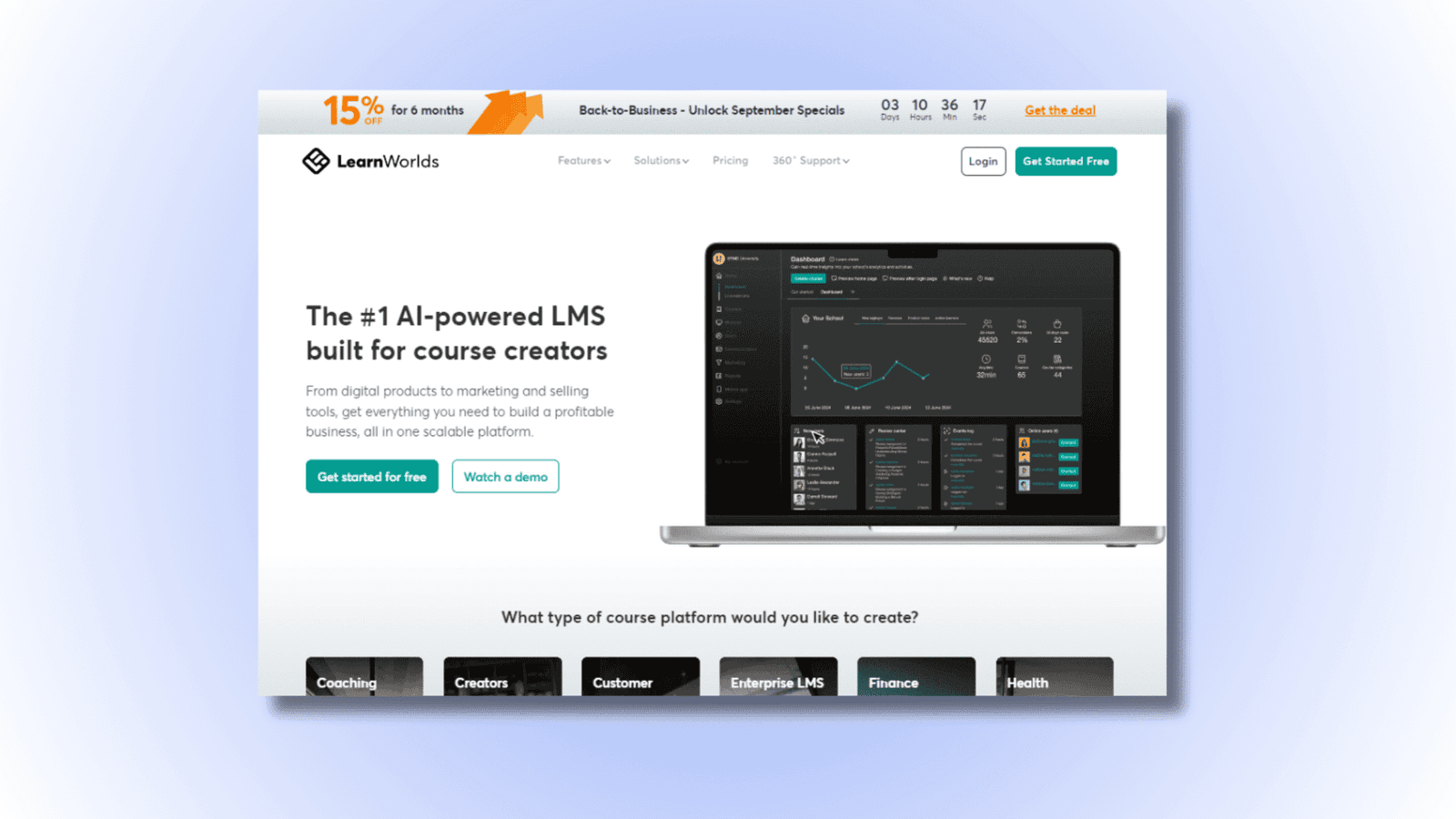 LearnWorlds: Best for Interactive Learning